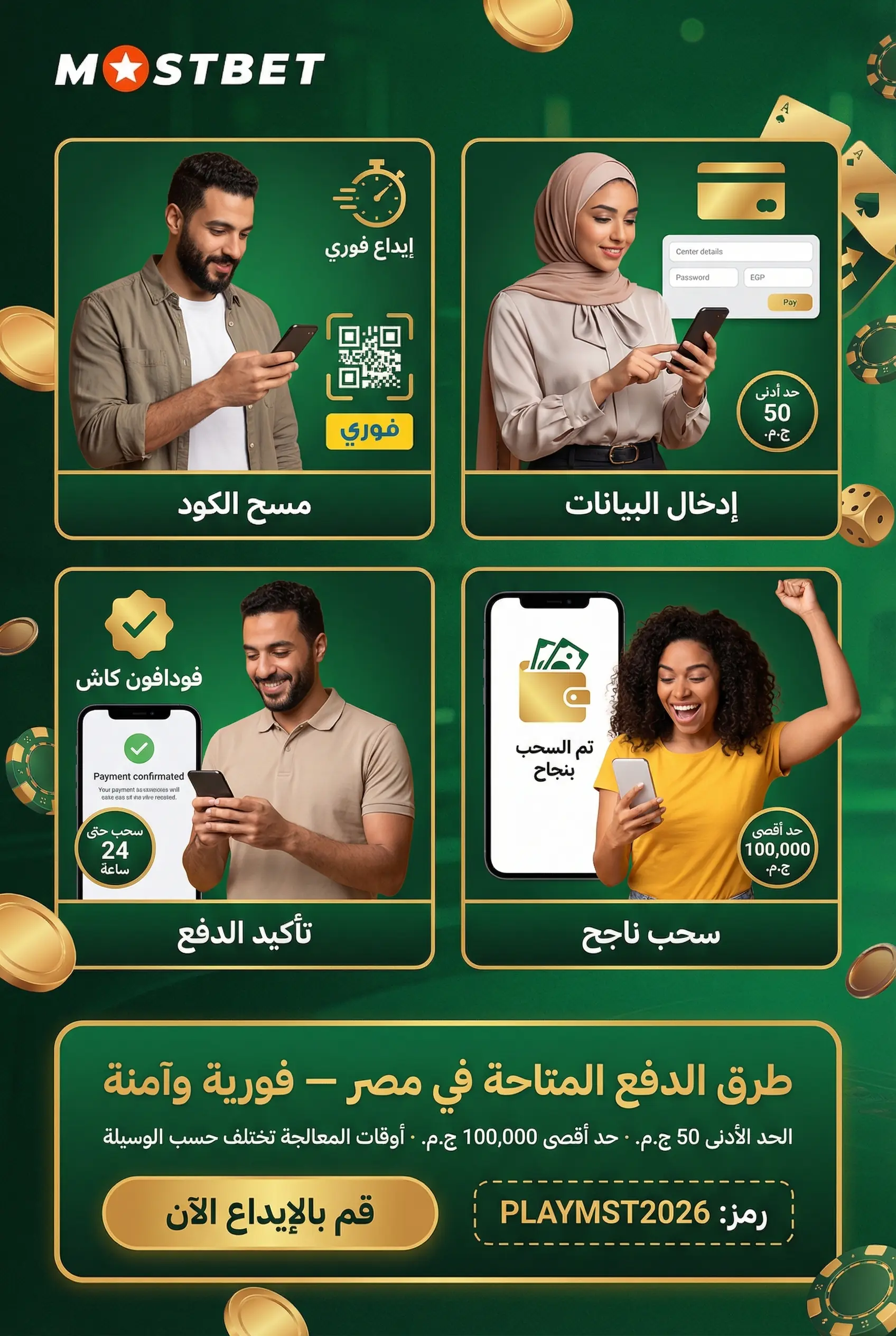 صورة توضح البونصات والعروض وشروطها